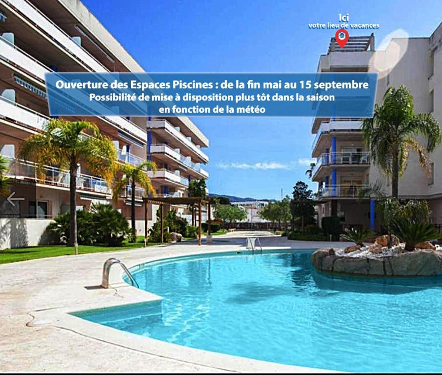 Superbe Appartement Avec Solarium Et Piscine Communautaire Roses Exterior foto